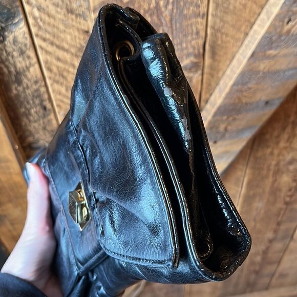 MARCIANO faux leather clutch  - Picture 7 of 8